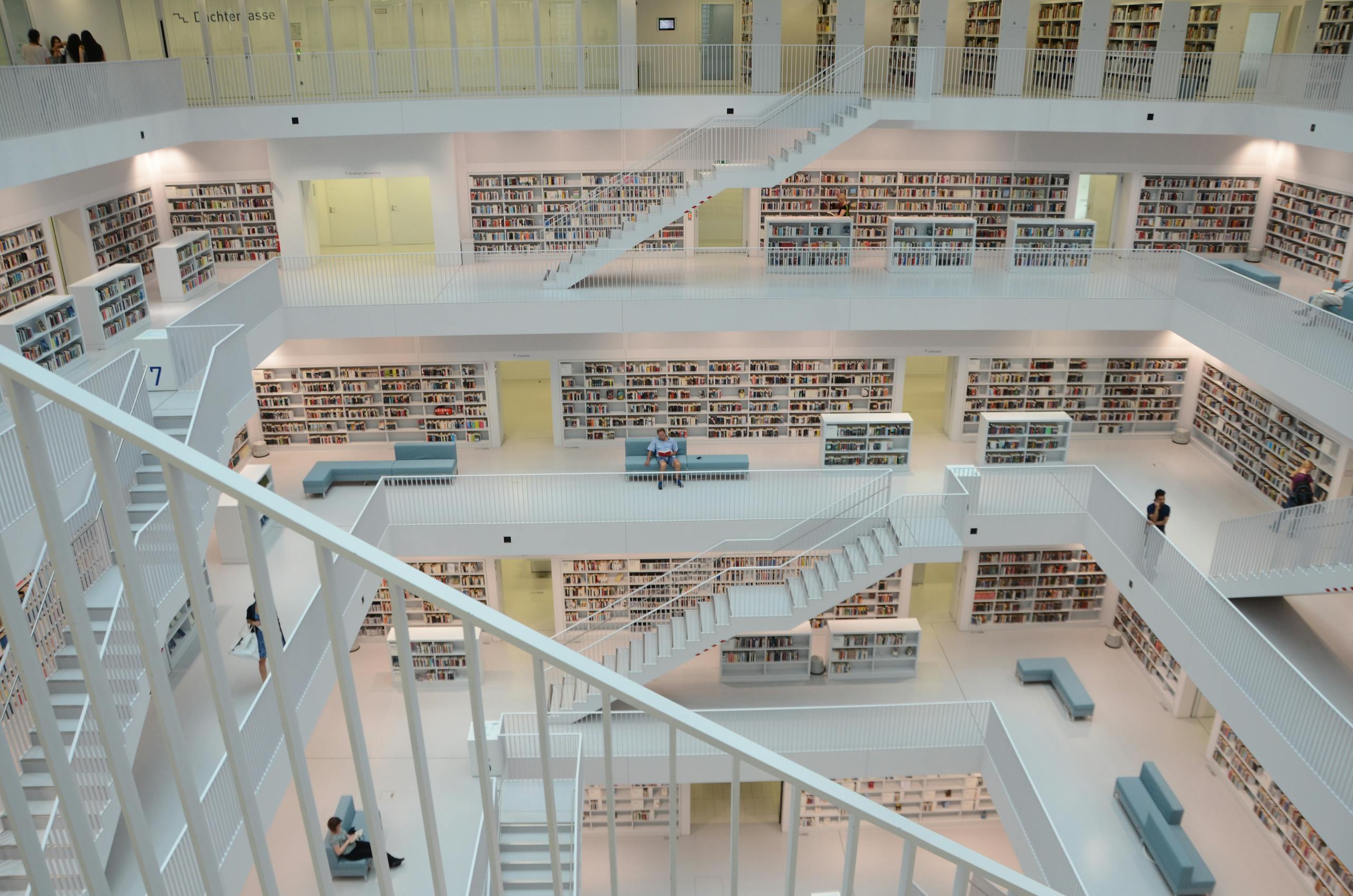 Interior view of Library